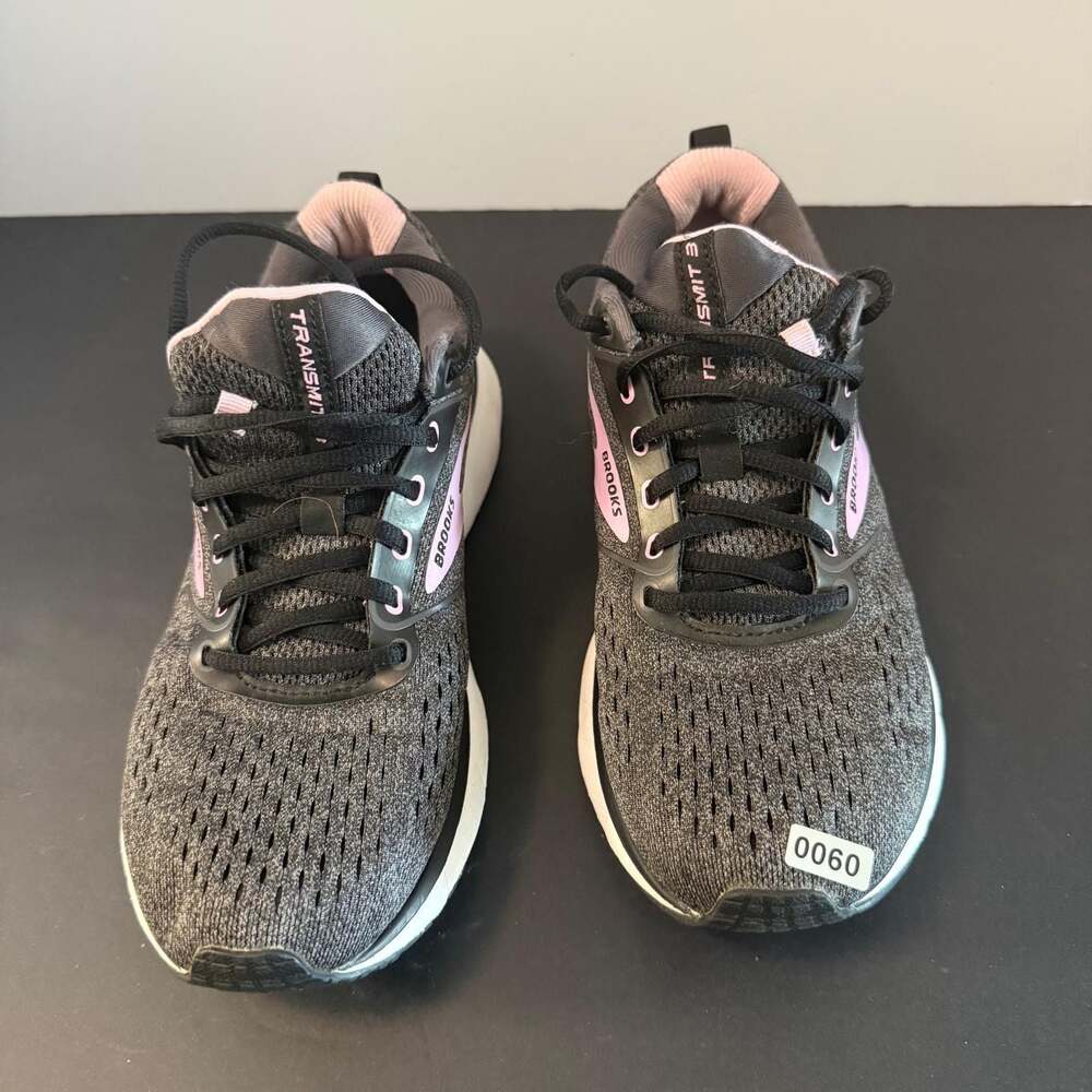 Brooks Transmit 3 Women's Running Shoes Size 8.5 Grey Pink - Picture 9 of 10